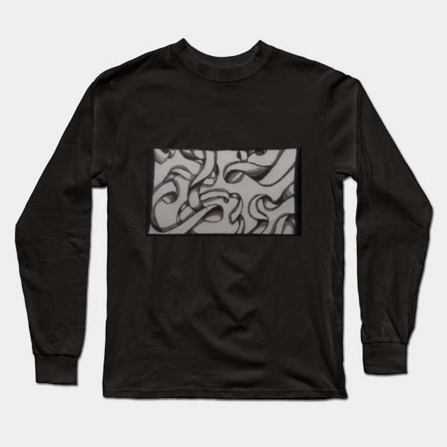 Twirls Long Sleeve T-Shirt by Wrek